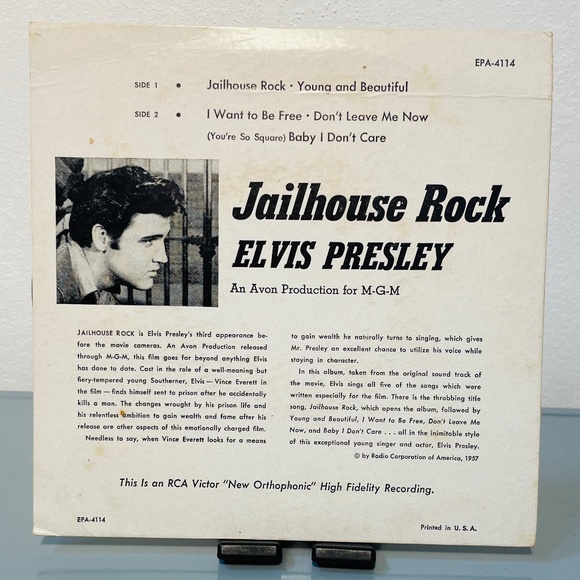 ELVIS PRESLEY Jailhouse Rock 45 - Picture 2 of 4